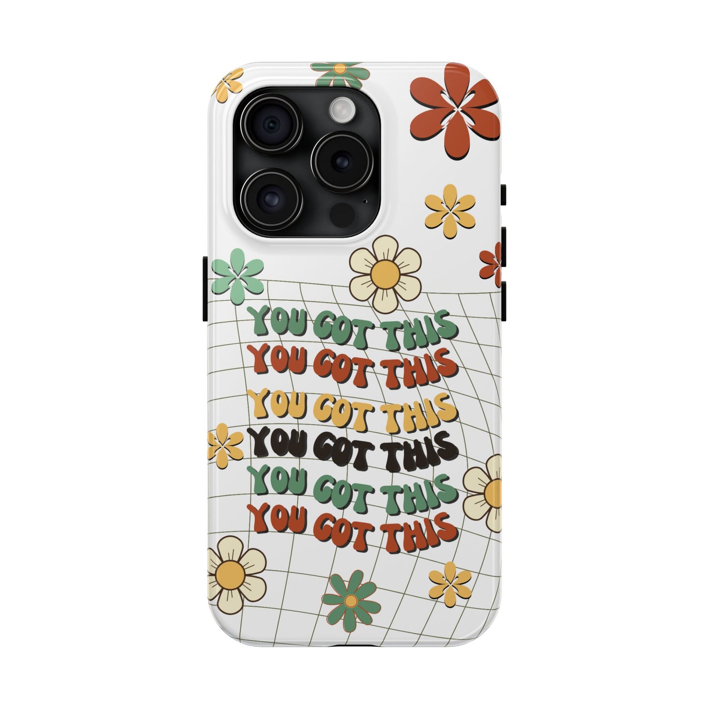 Groovy Retro You Got This iPhone Case