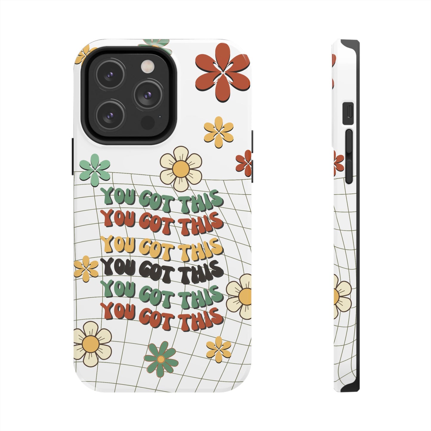 Groovy Retro You Got This iPhone Case