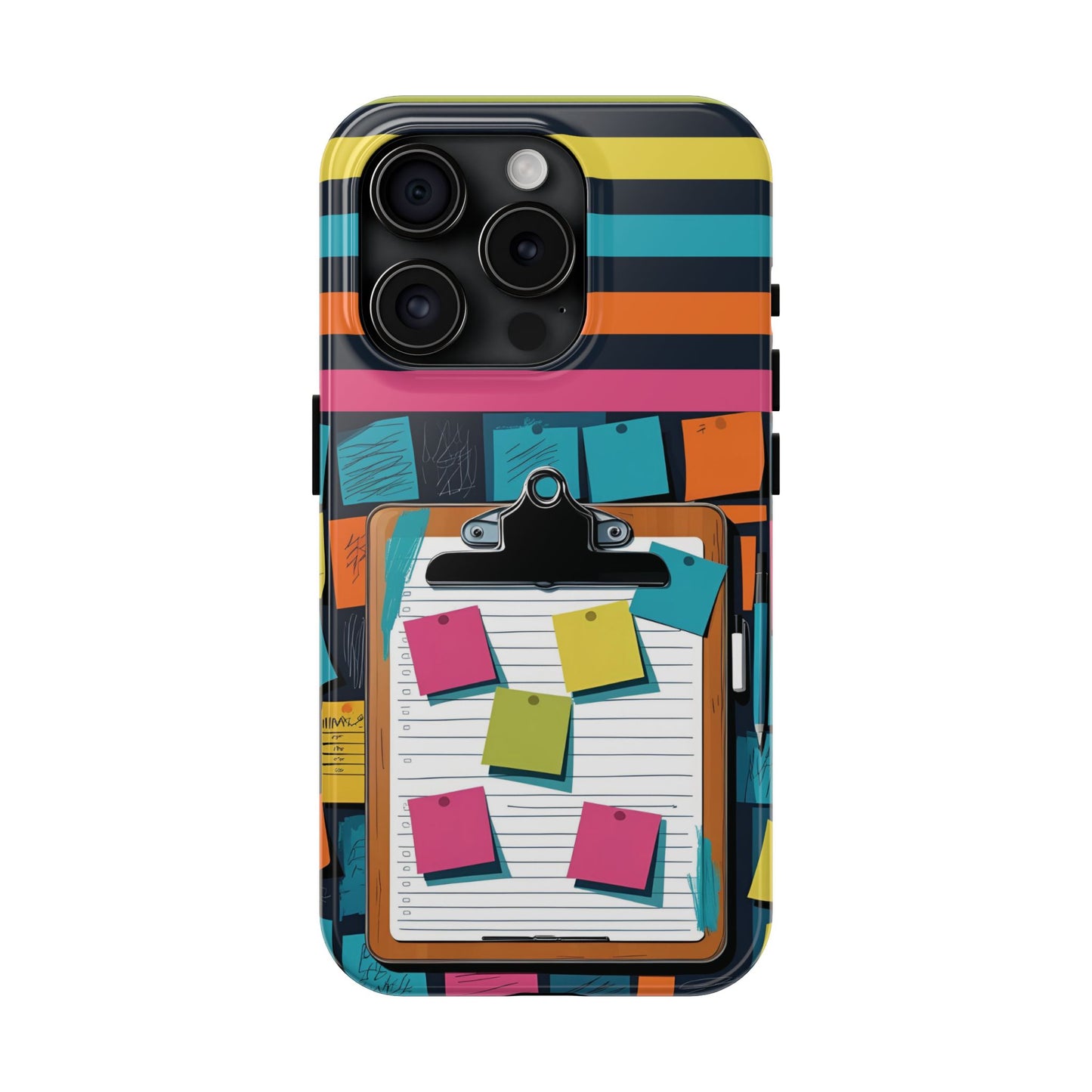 Clipboard Sticky Notes Phone Case