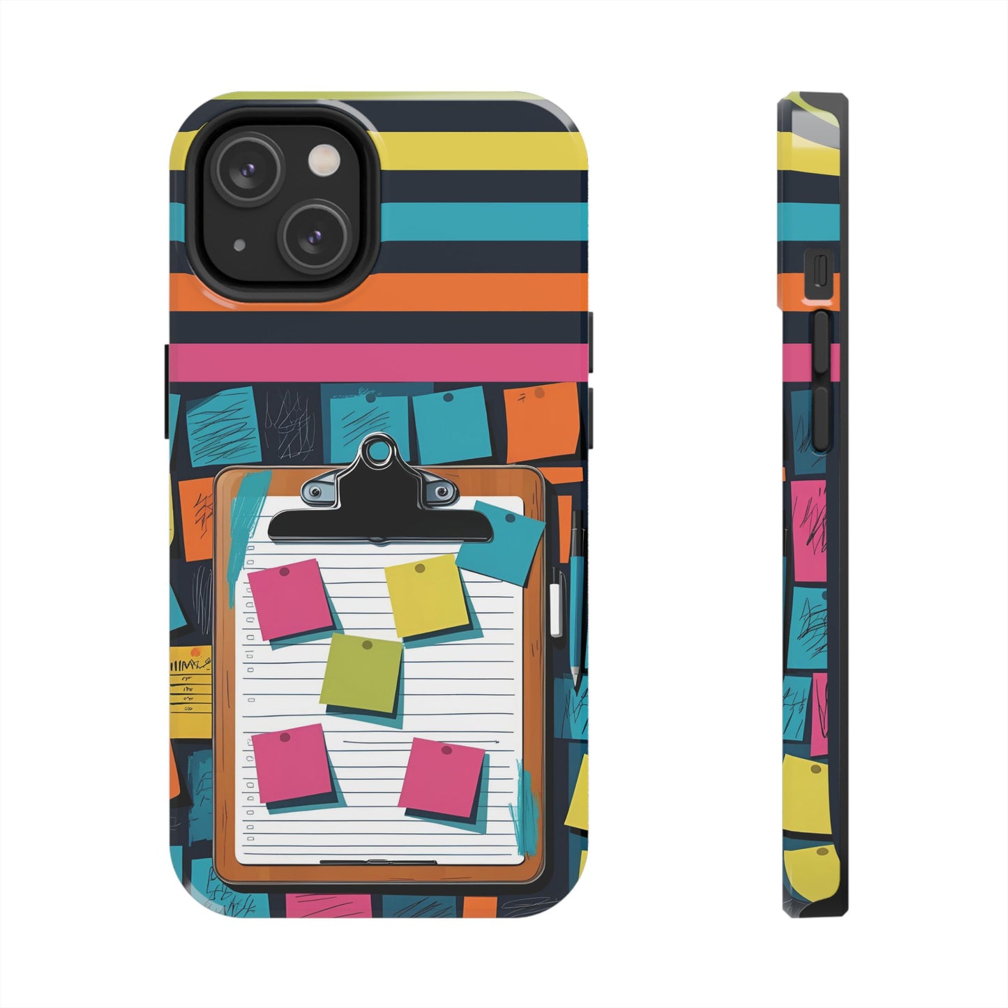 Clipboard Sticky Notes Phone Case