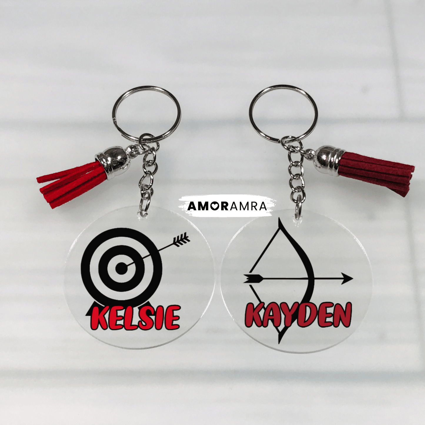 Personalized Archery Keychain