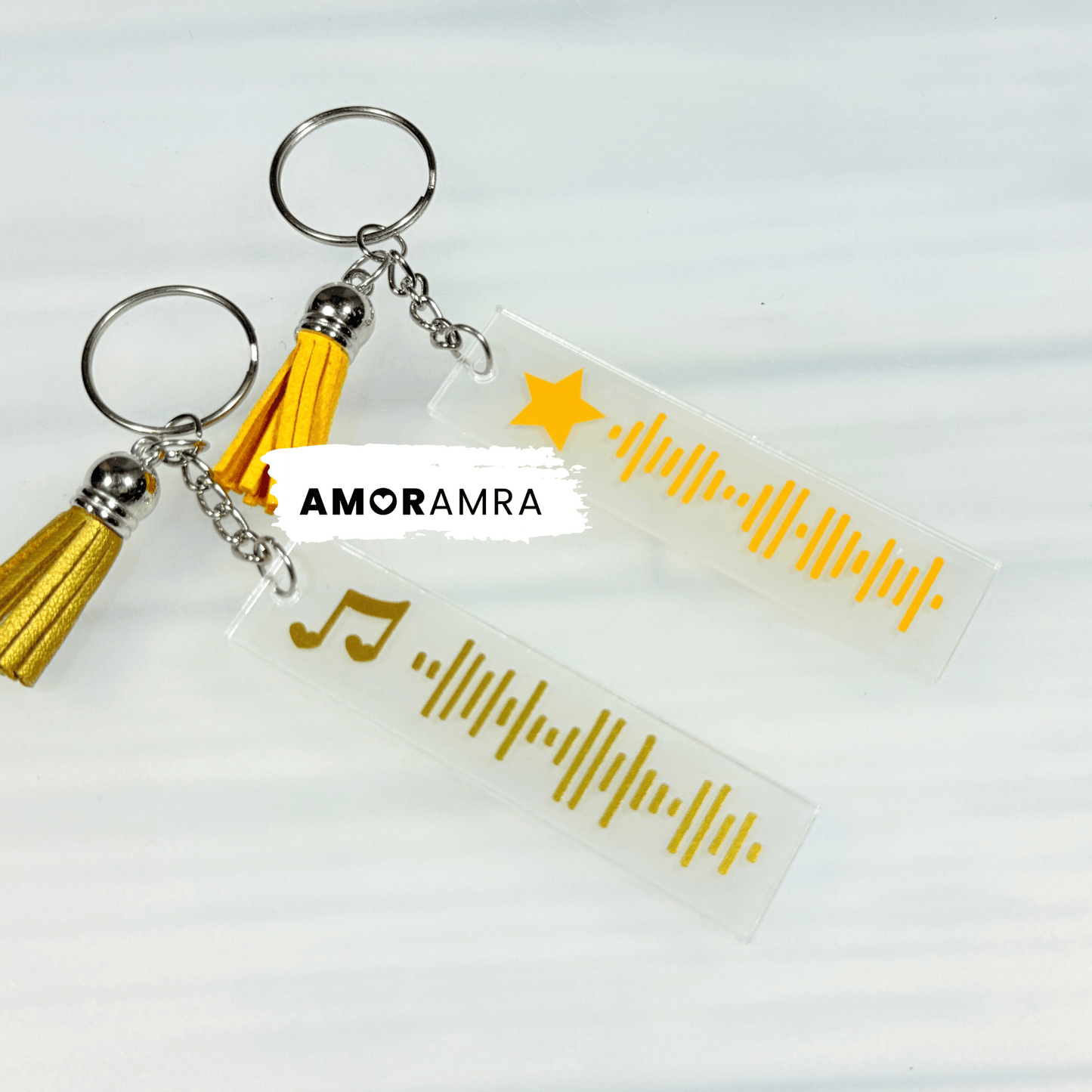 Scannable Music Keychain | Song Keychain