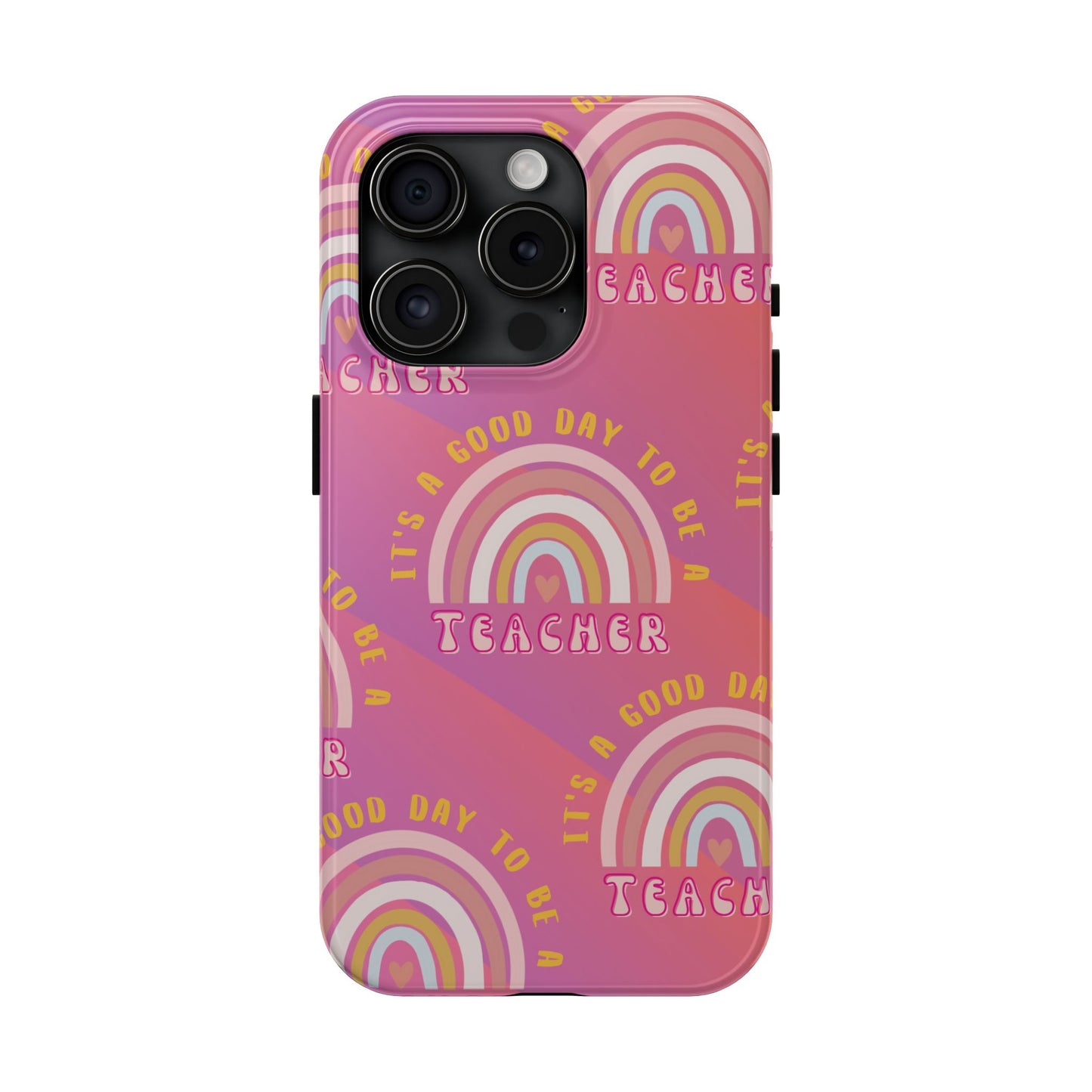 Teacher Rainbow iPhone Case