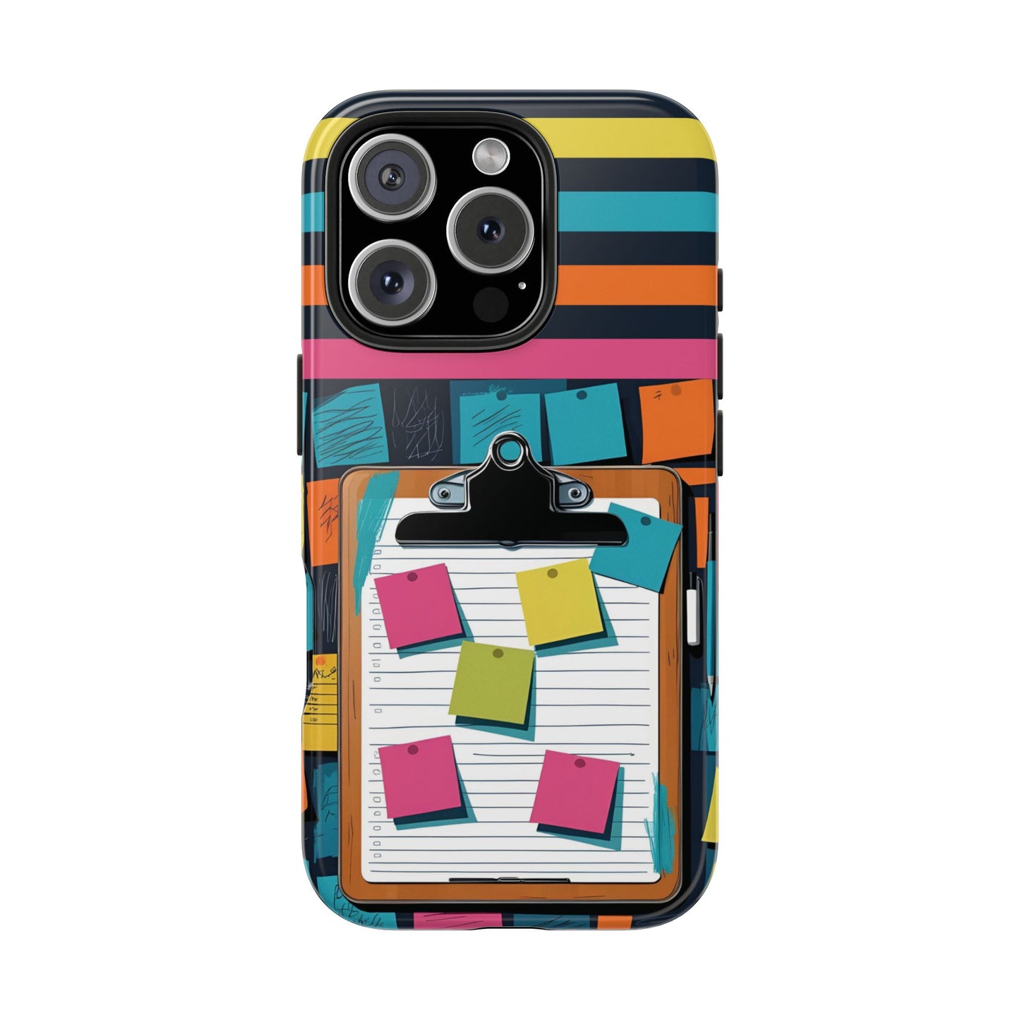 Clipboard Sticky Notes Phone Case