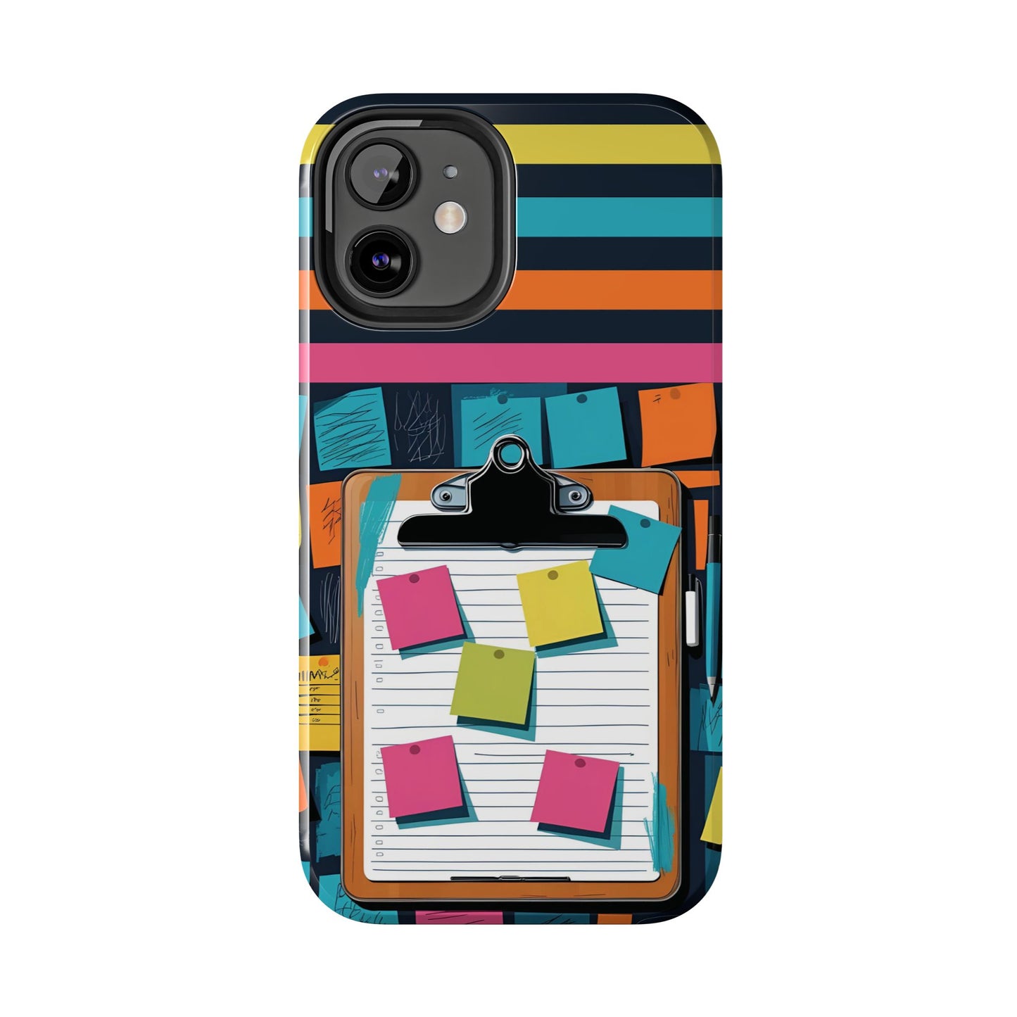 Clipboard Sticky Notes Phone Case