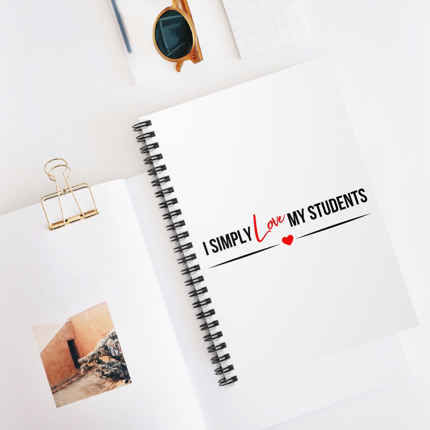 I Simply Love My Students Notebook - Amor Amra