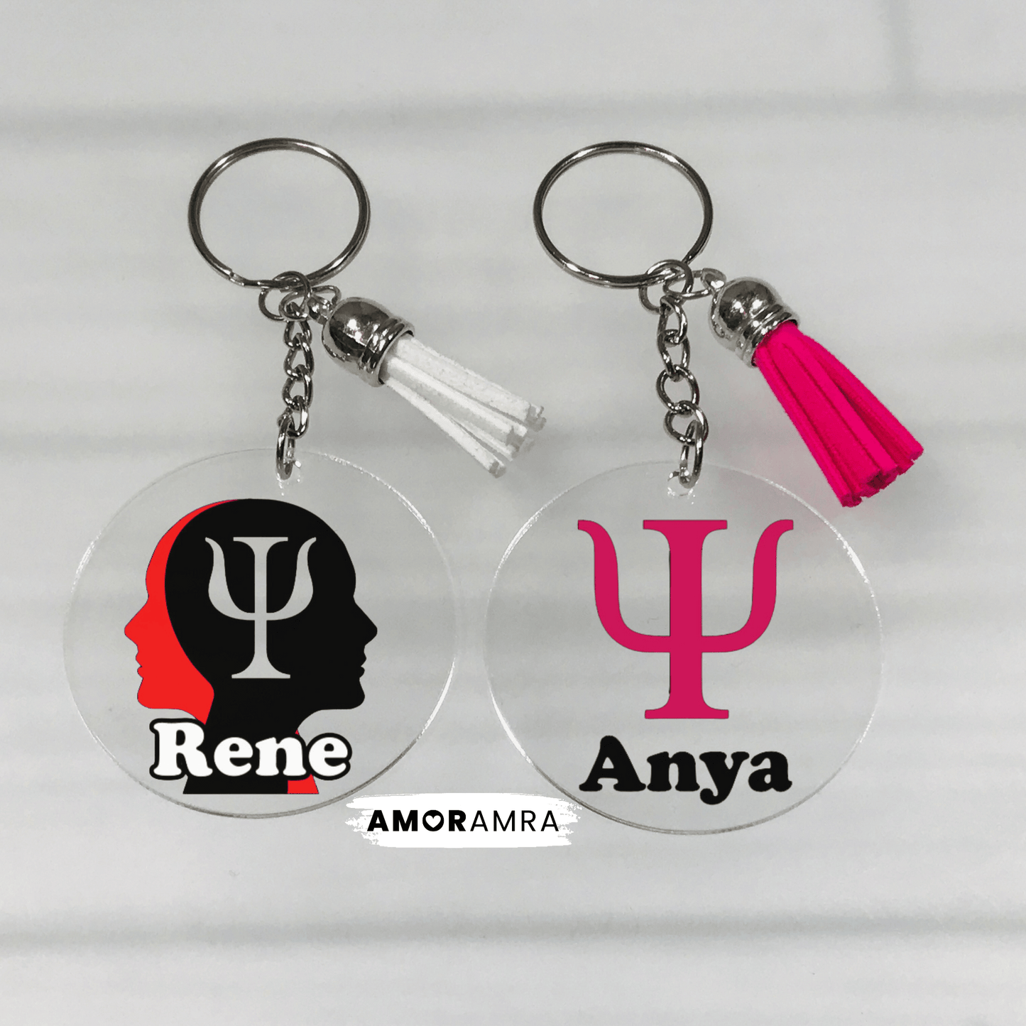 Personalized Psychologist Keychain | Psi Gift