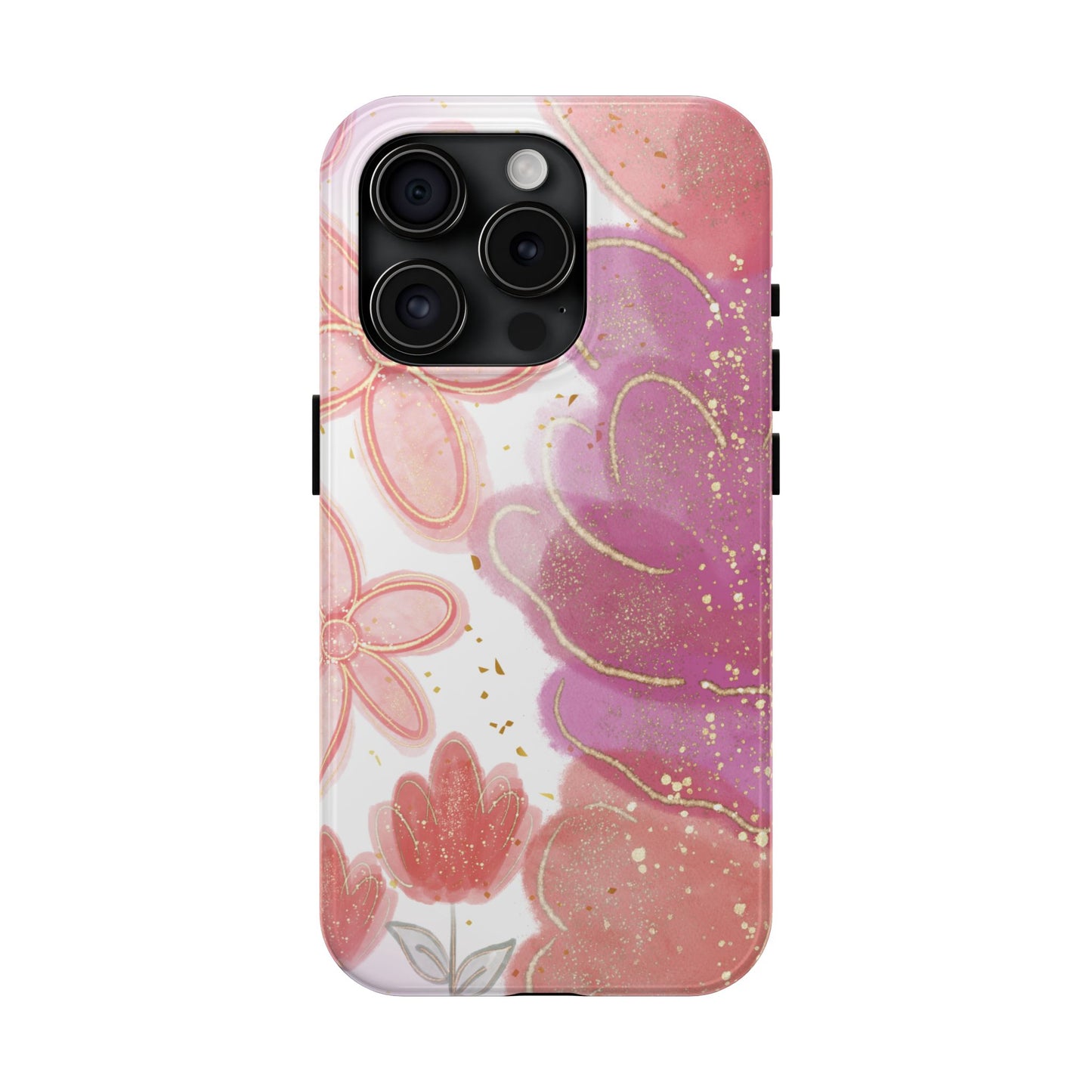 Floral Blush Pink iPhone Case