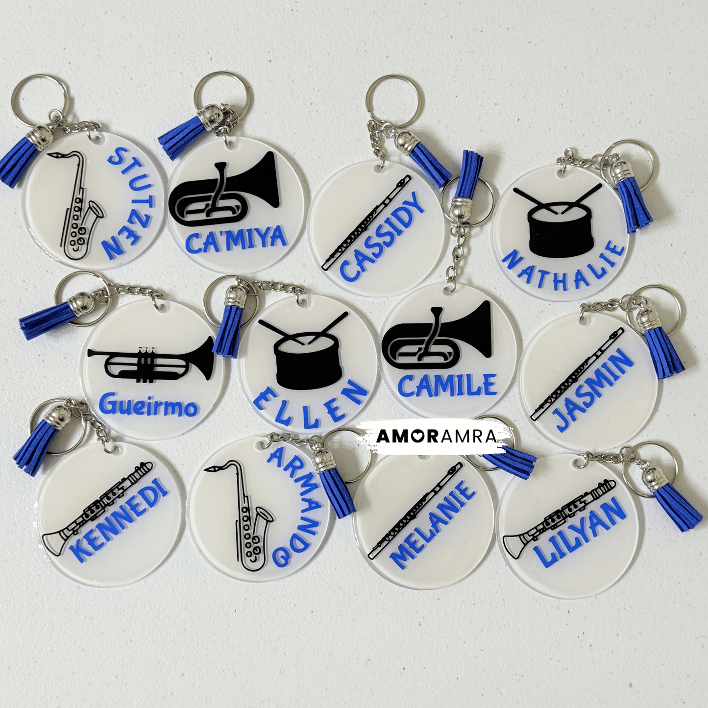 Personalized Marching Band Keychain - Amor Amra