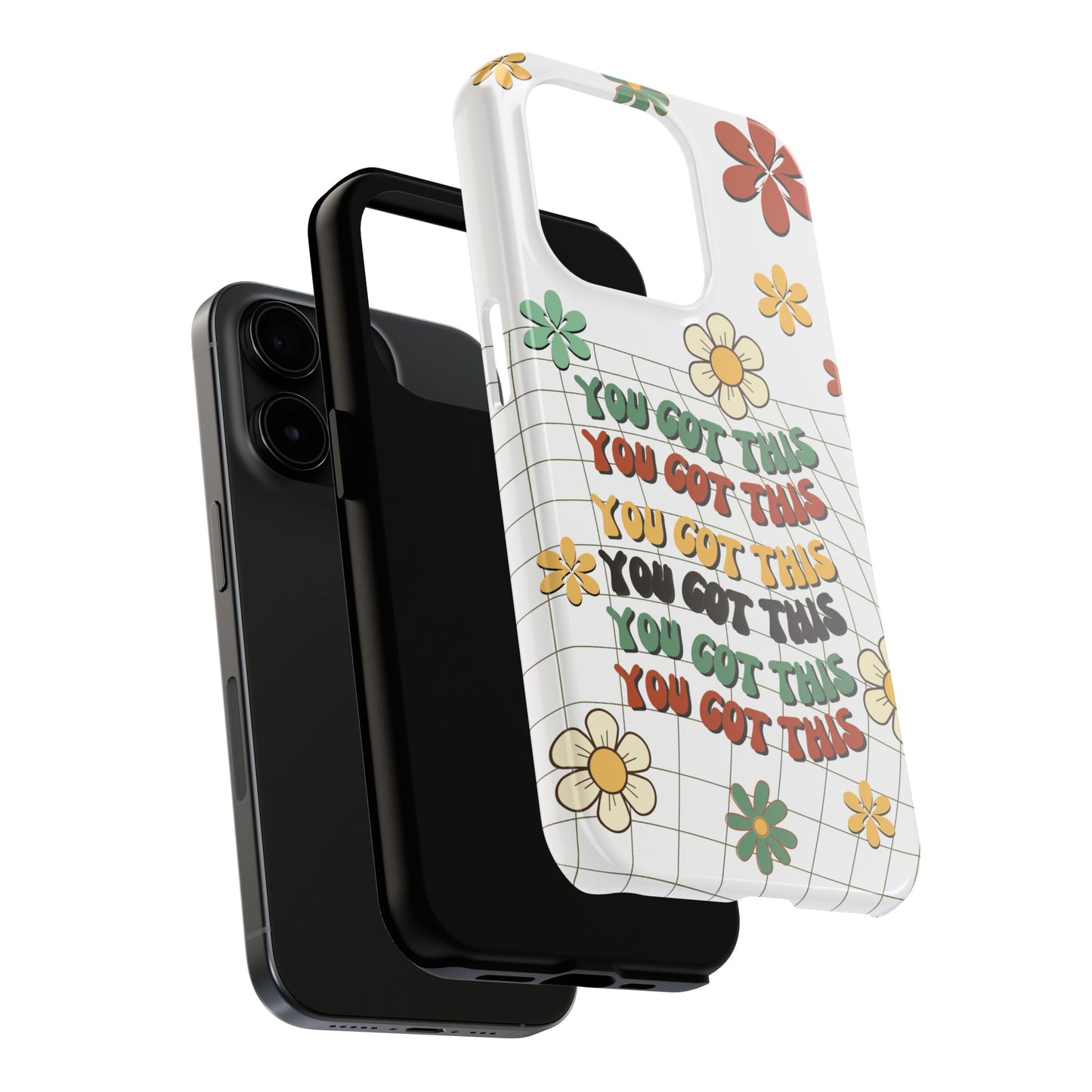 Groovy Retro You Got This iPhone Case