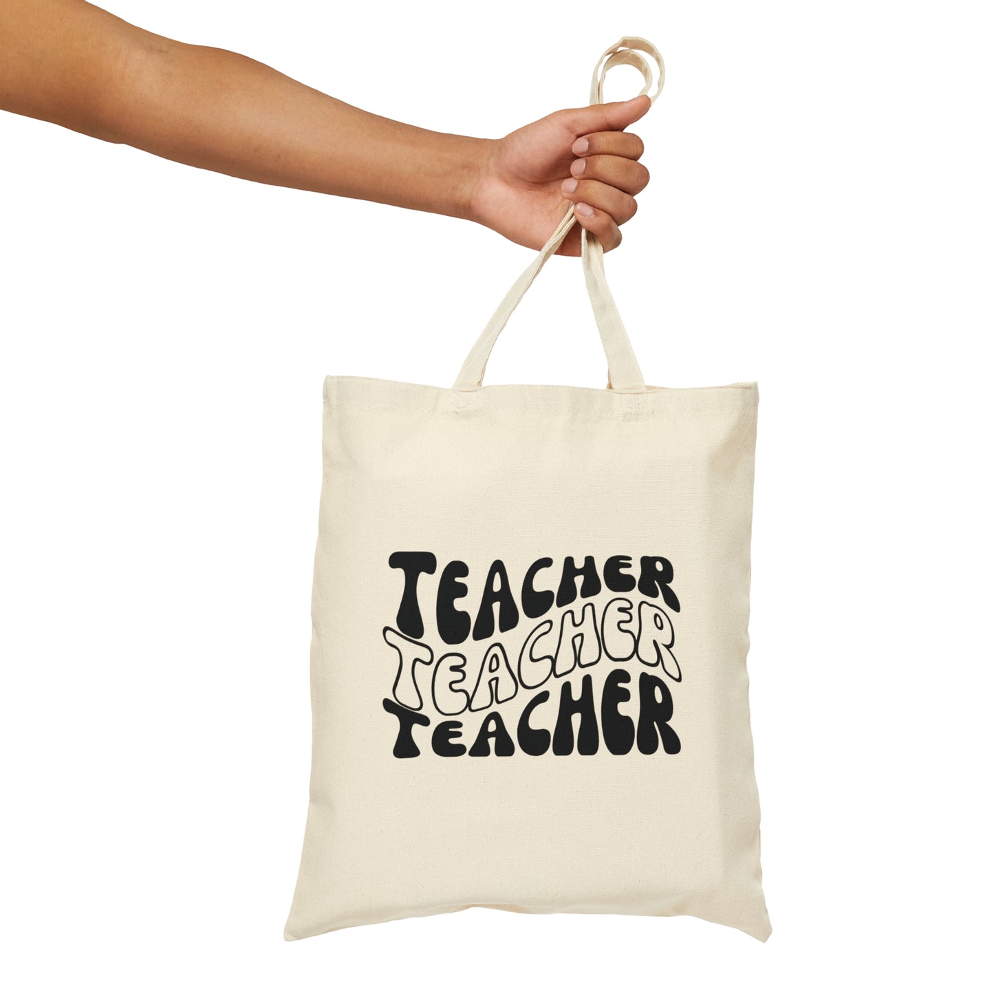 Teacher Tote Bag - Groovy Teacher Tote Bag - Amor Amra