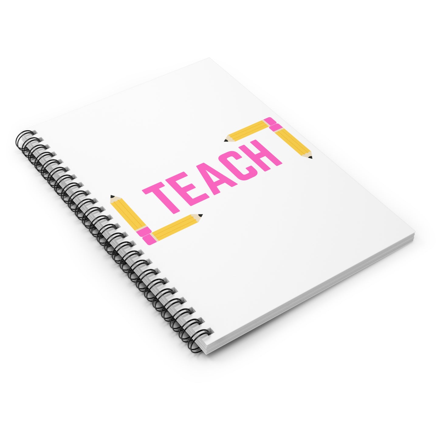 Teach Pencil Border Notebook