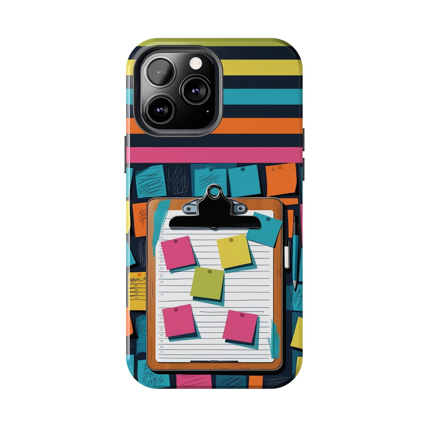 Clipboard Sticky Notes Phone Case
