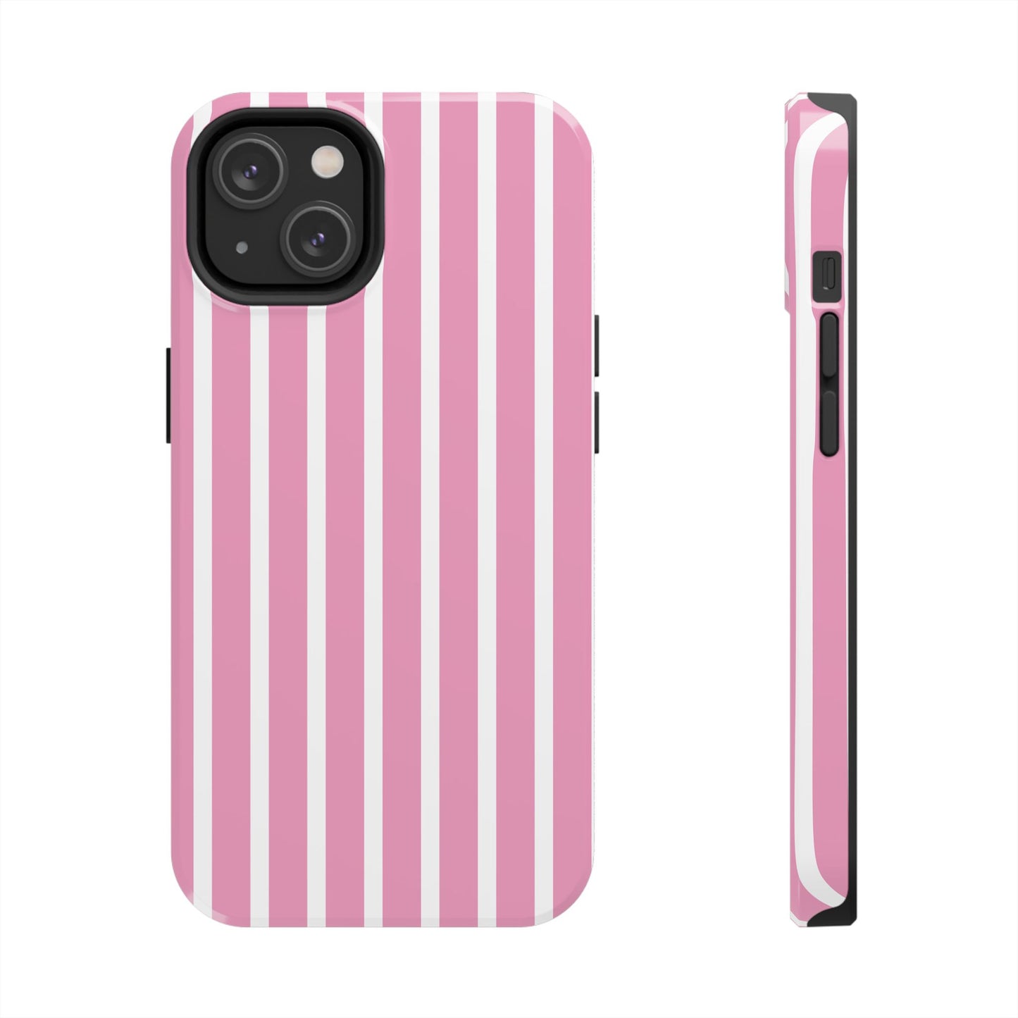 Pink Striped iPhone Case