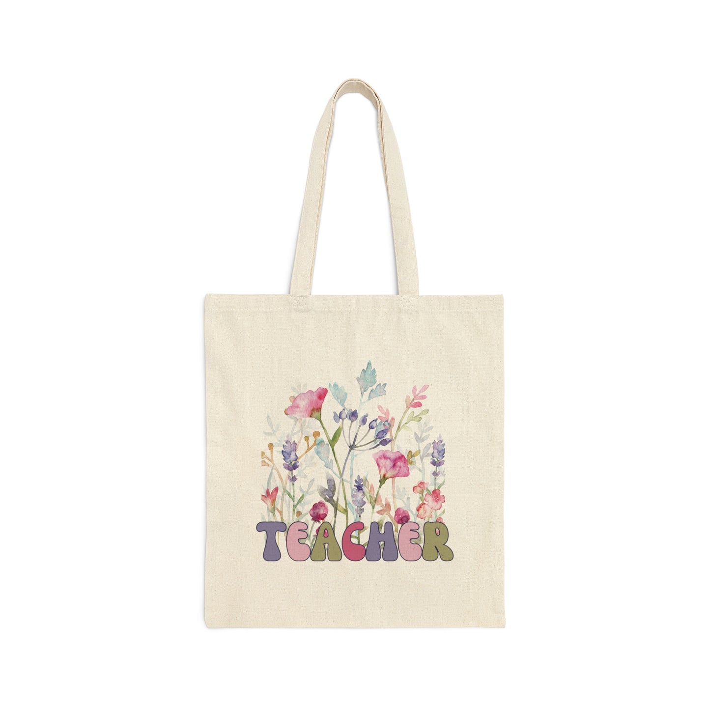 Teacher Tote Bag - Floral Teacher - Amor Amra