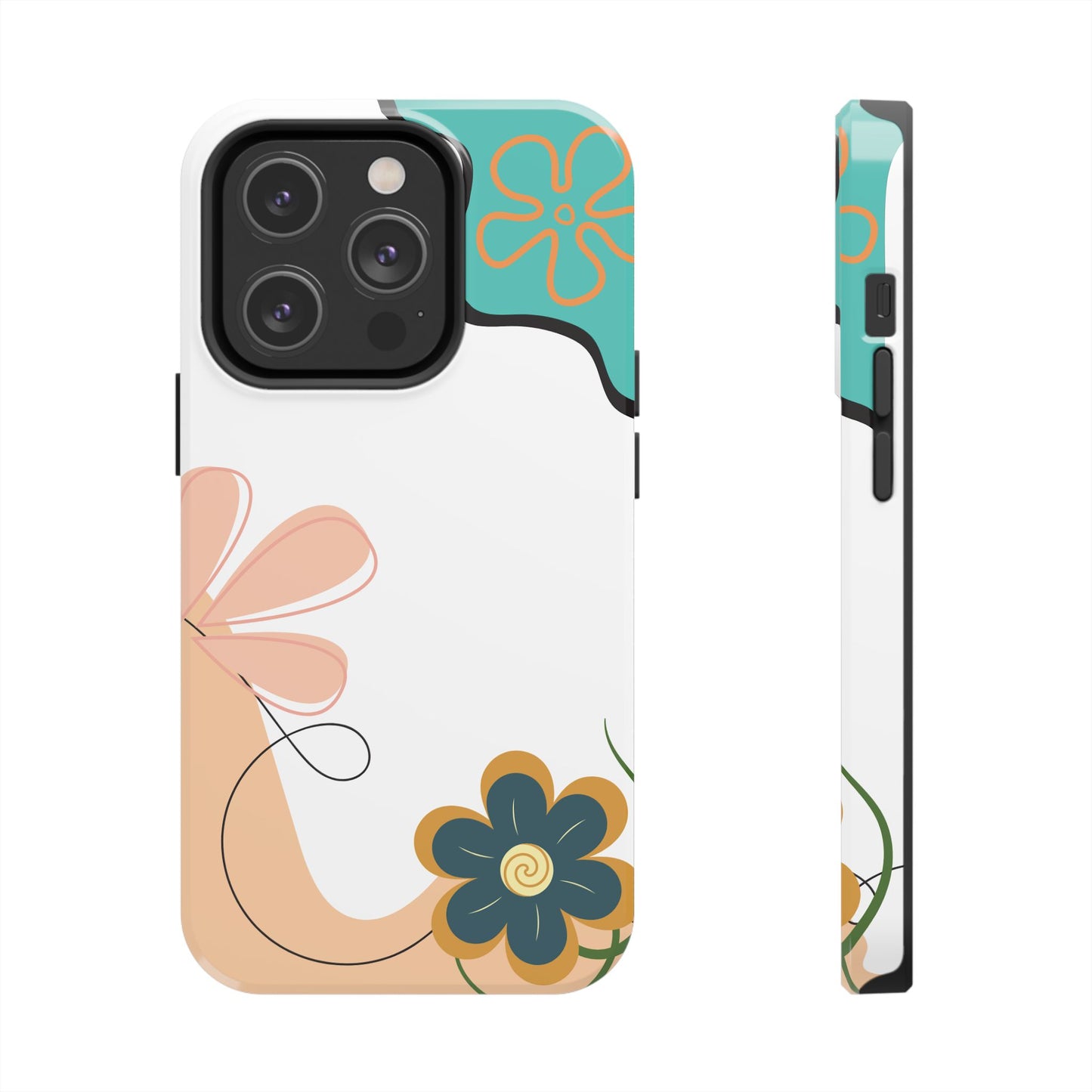 Retro Boho Floral iPhone Case