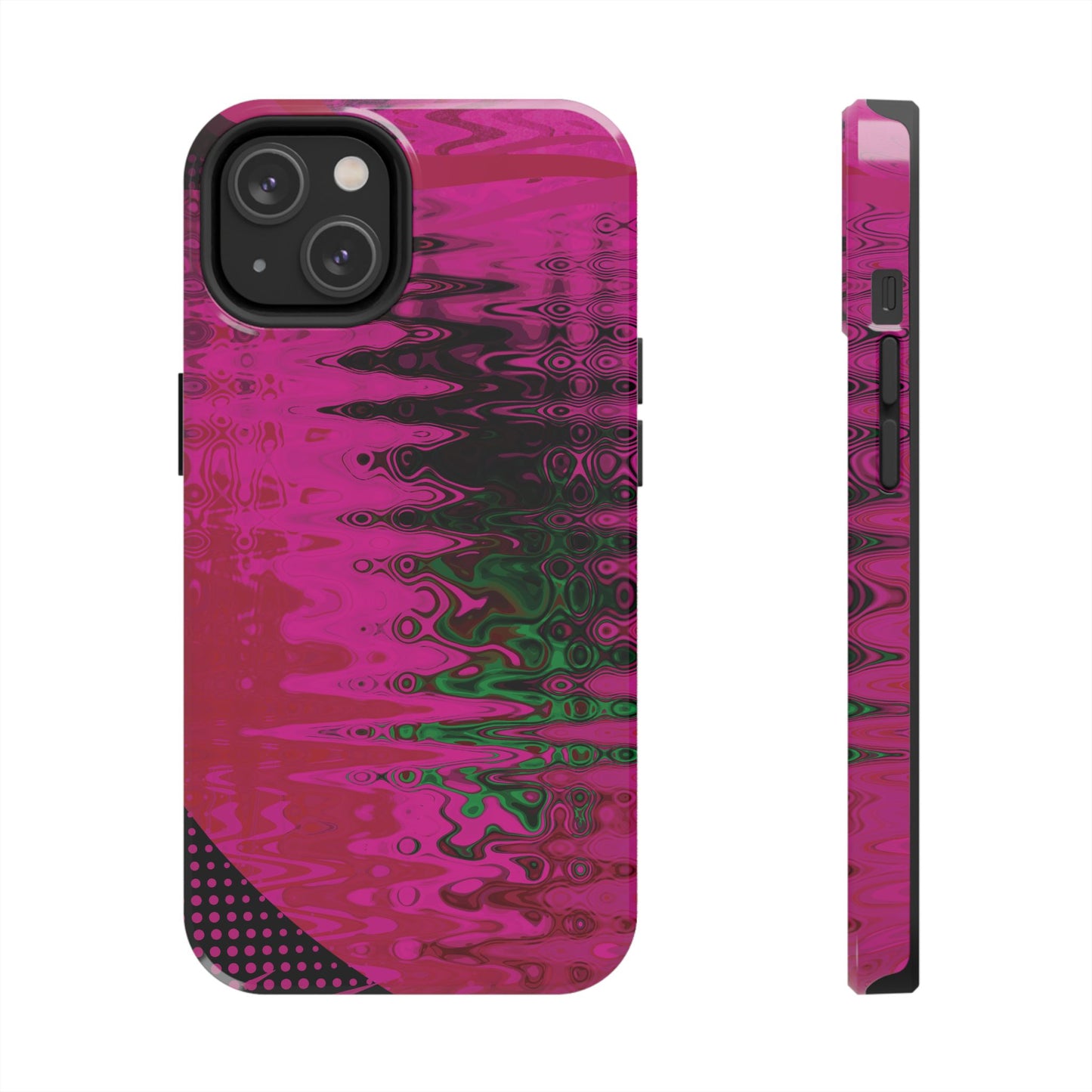 Vibrant Abstract Pink iPhone Case