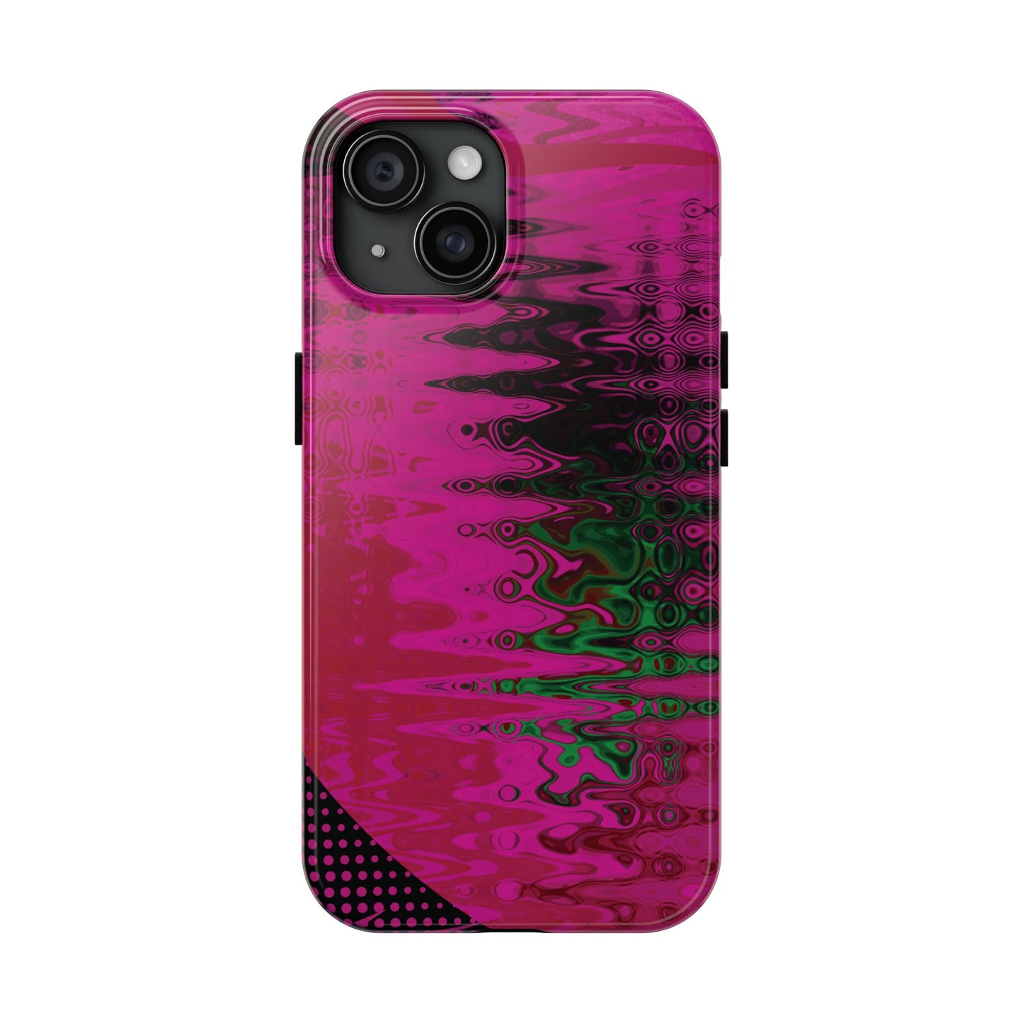 Vibrant Abstract Pink iPhone Case