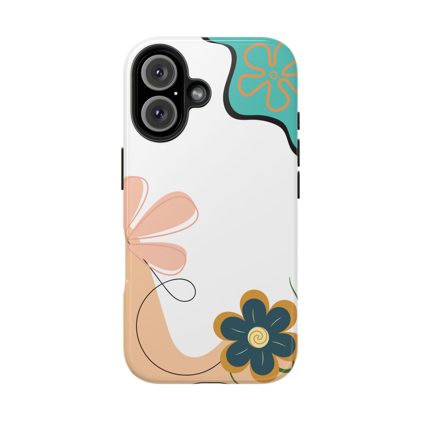 Retro Boho Floral iPhone Case