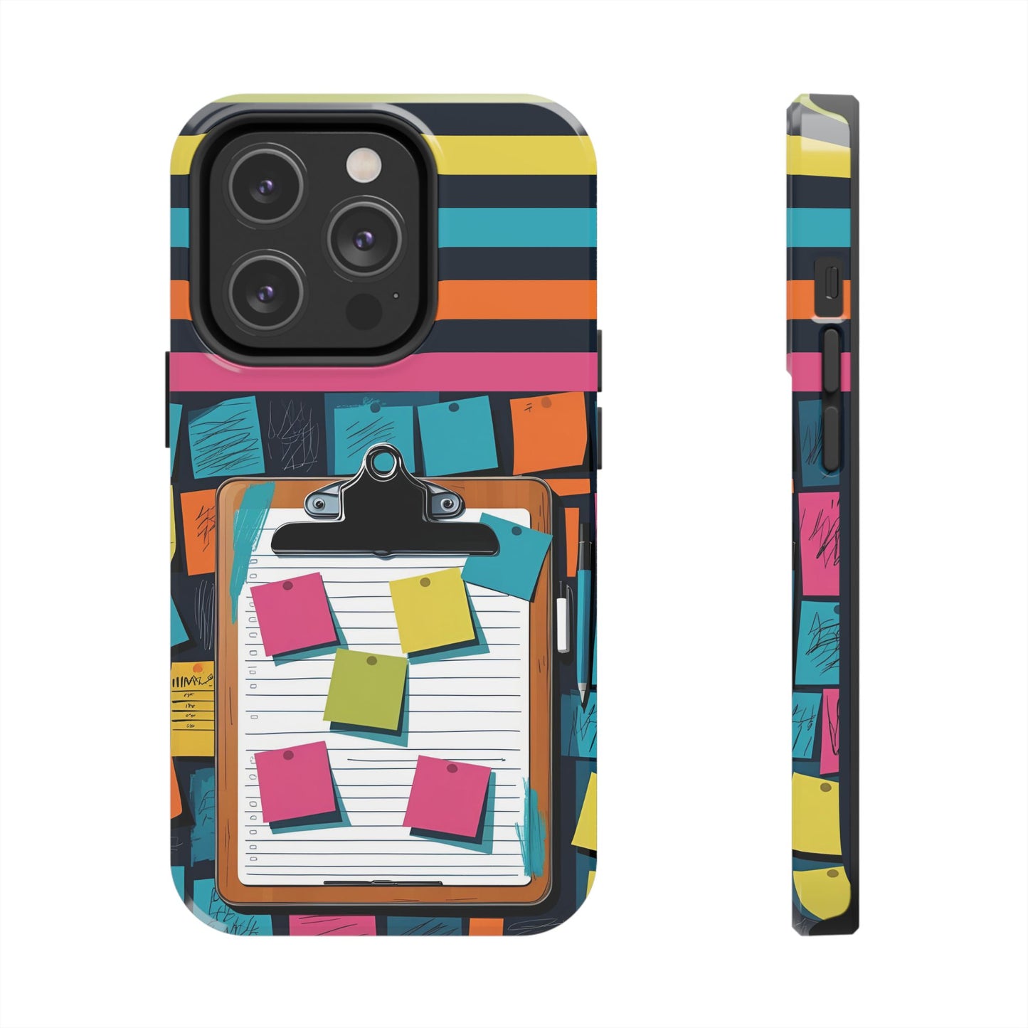 Clipboard Sticky Notes Phone Case