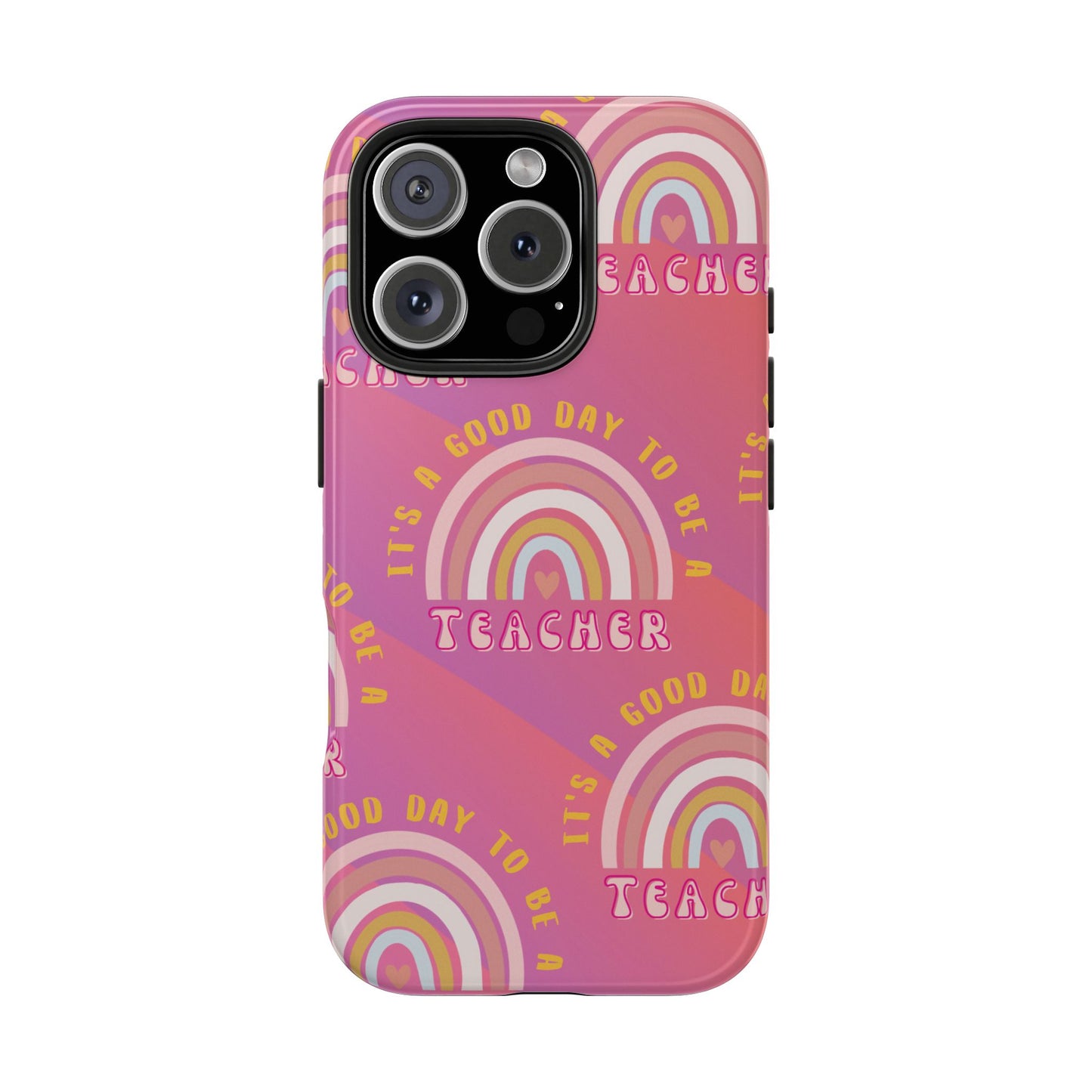 Teacher Rainbow iPhone Case