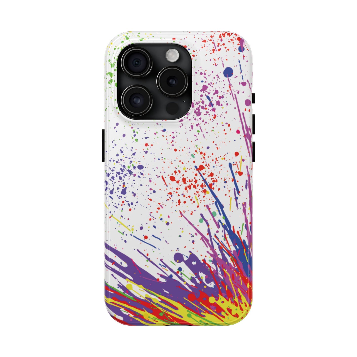 Colorful Paint Splatter iPhone Case