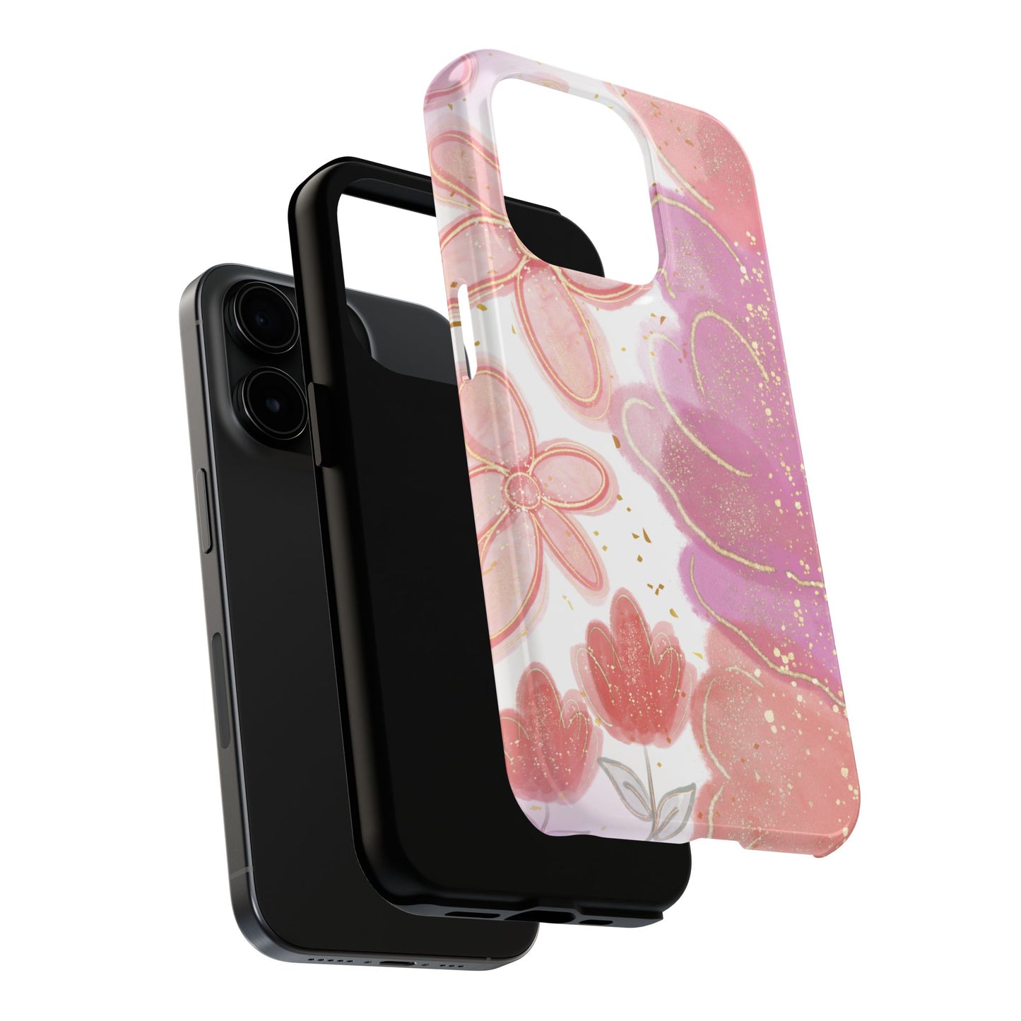 Floral Blush Pink iPhone Case