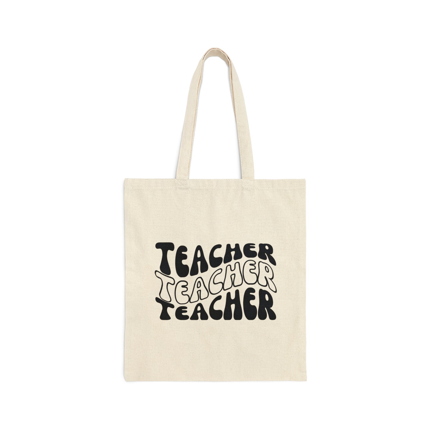Teacher Tote Bag - Groovy Teacher Tote Bag - Amor Amra
