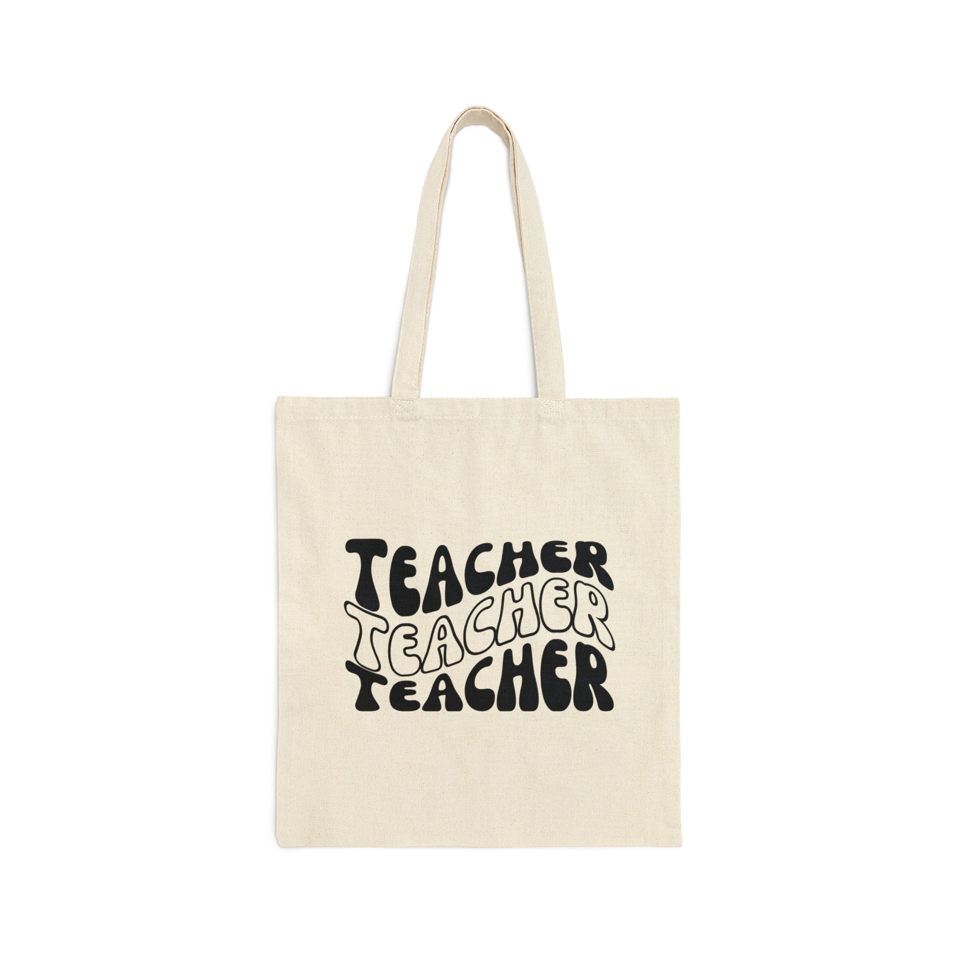 Teacher Tote Bag - Groovy Teacher Tote Bag - Amor Amra