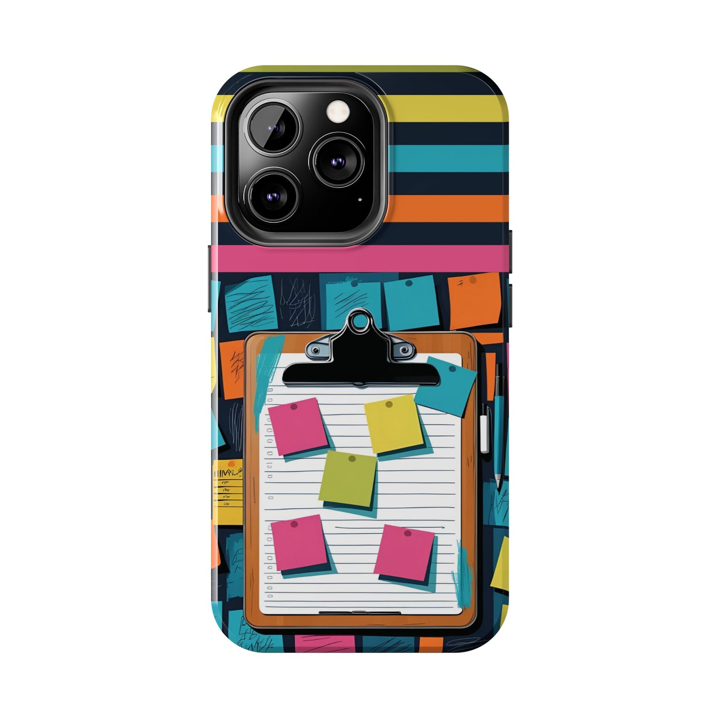 Clipboard Sticky Notes Phone Case
