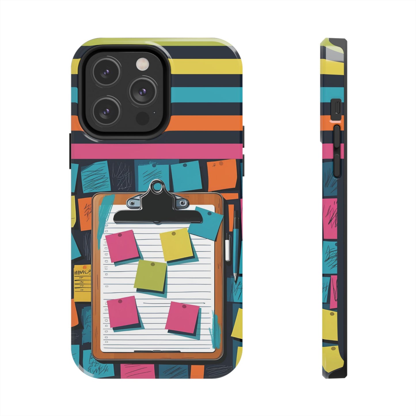 Clipboard Sticky Notes Phone Case