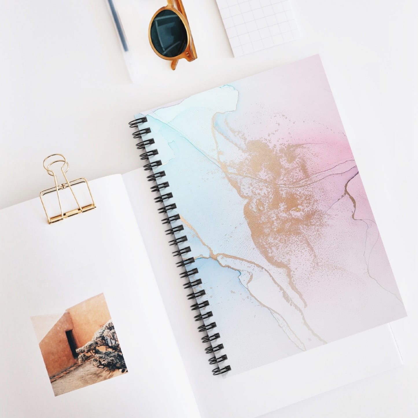 Shimmer Marble Notebook - Amor Amra