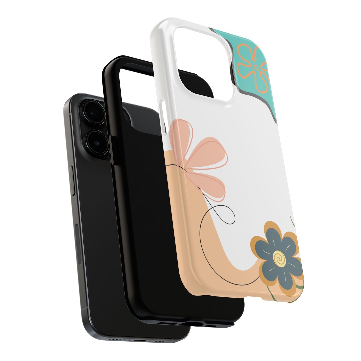 Retro Boho Floral iPhone Case