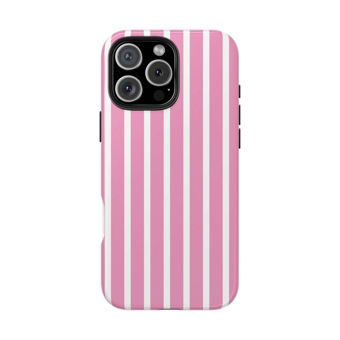 Pink Striped iPhone Case