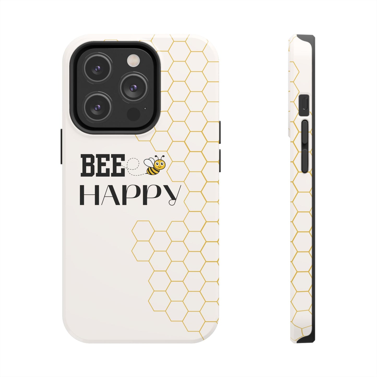Bumblebee Honeycomb Bee Happy iPhone Case
