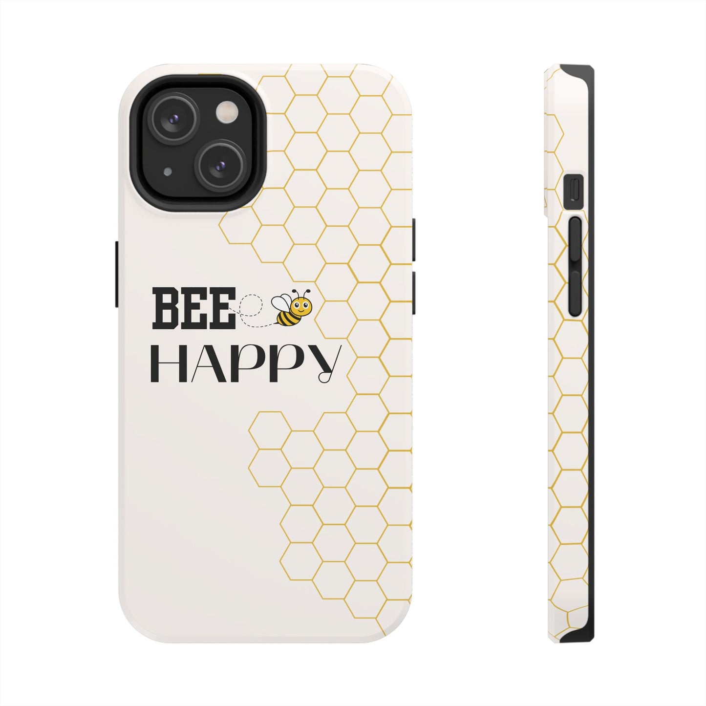 Bumblebee Honeycomb Bee Happy iPhone Case