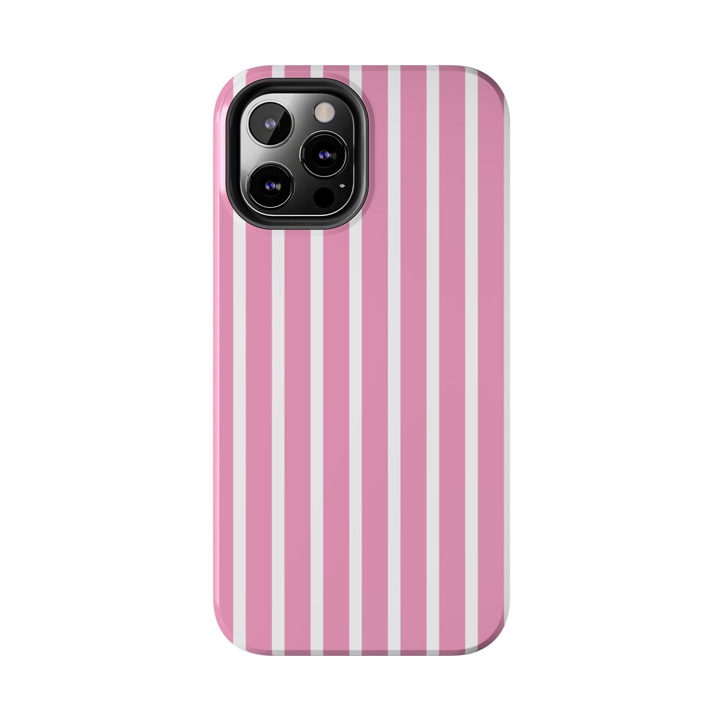 Pink Striped iPhone Case