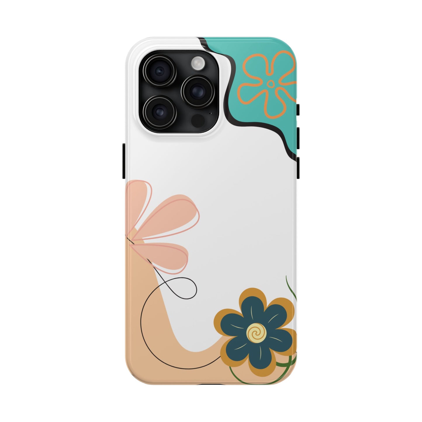 Retro Boho Floral iPhone Case