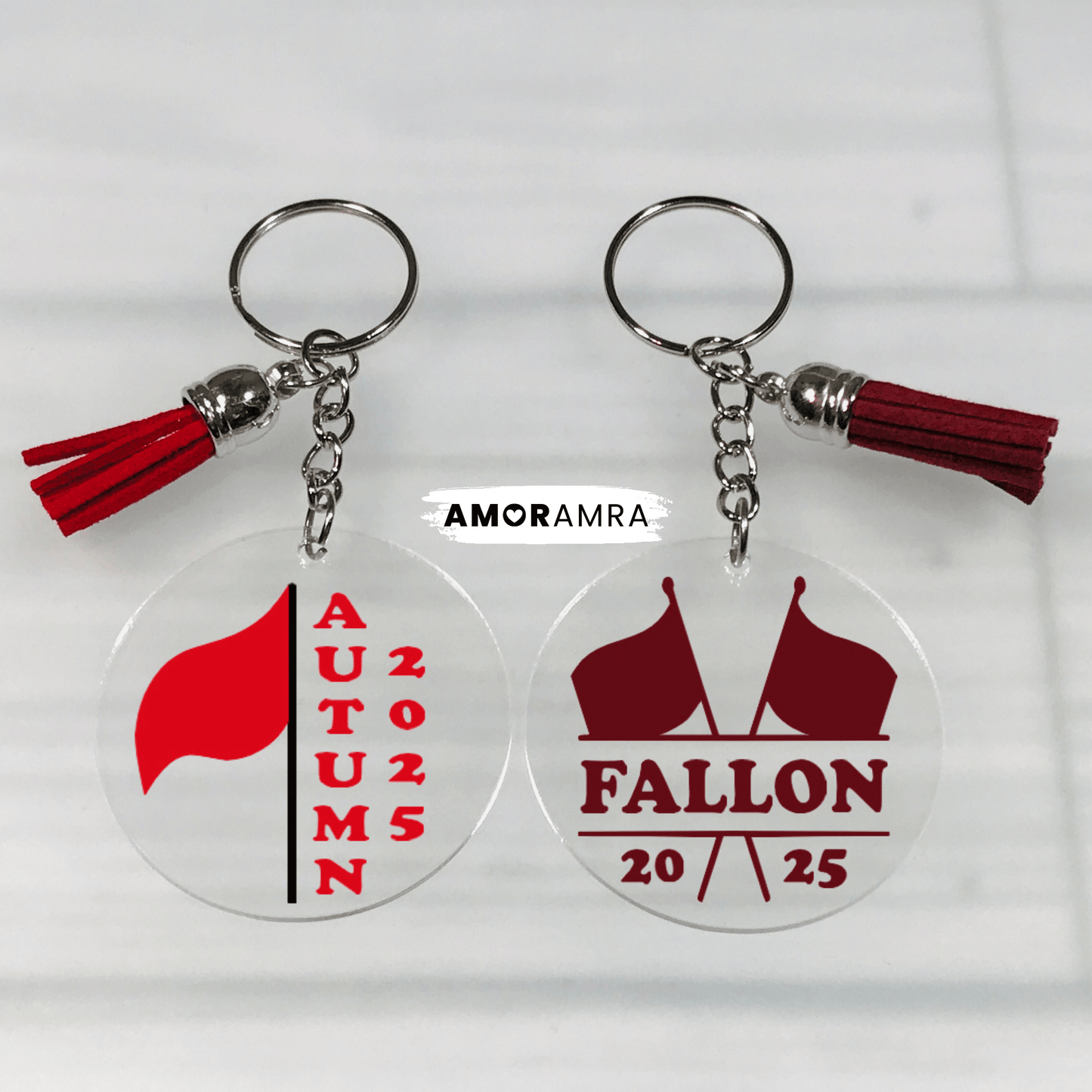 Personalized Color Guard Keychain
