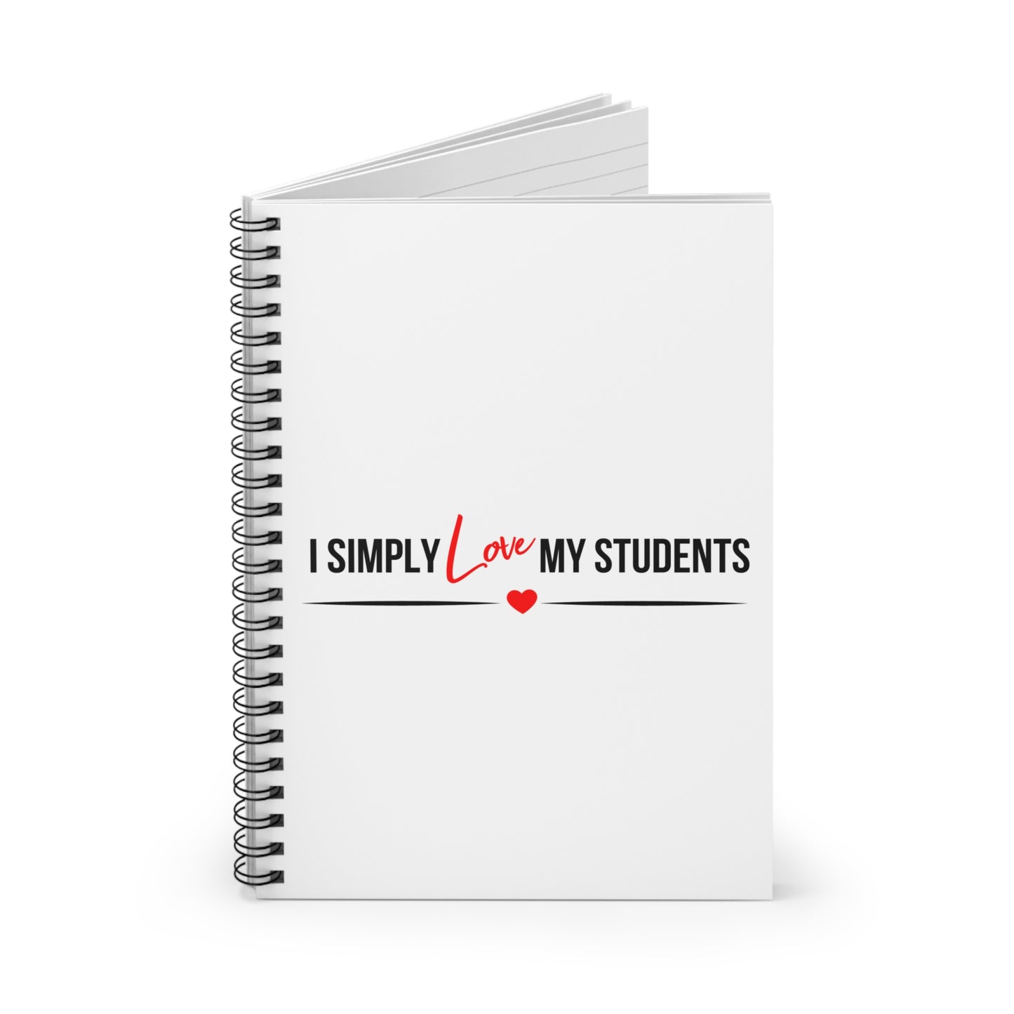 I Simply Love My Students Notebook - Amor Amra