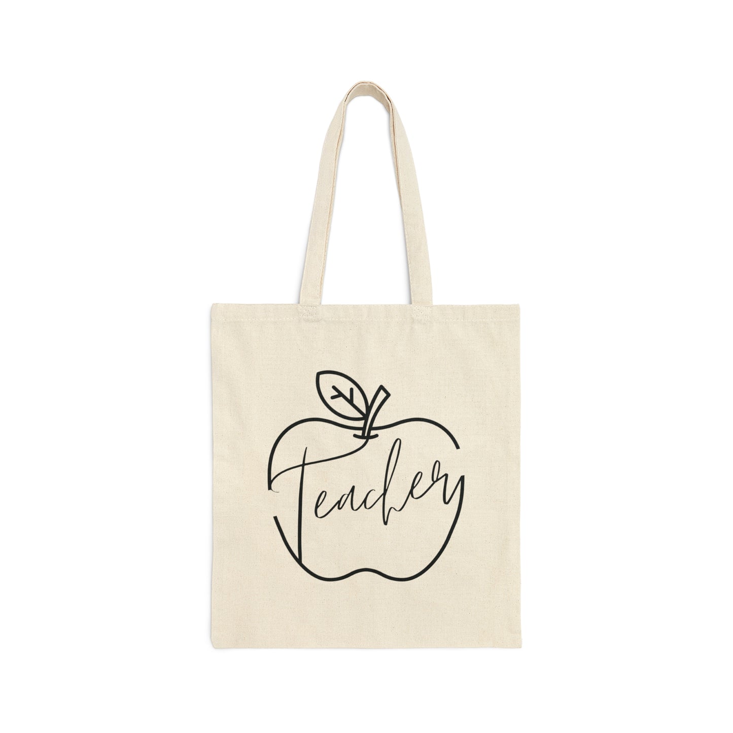Teacher Tote Bag - Apple Monogram - Amor Amra