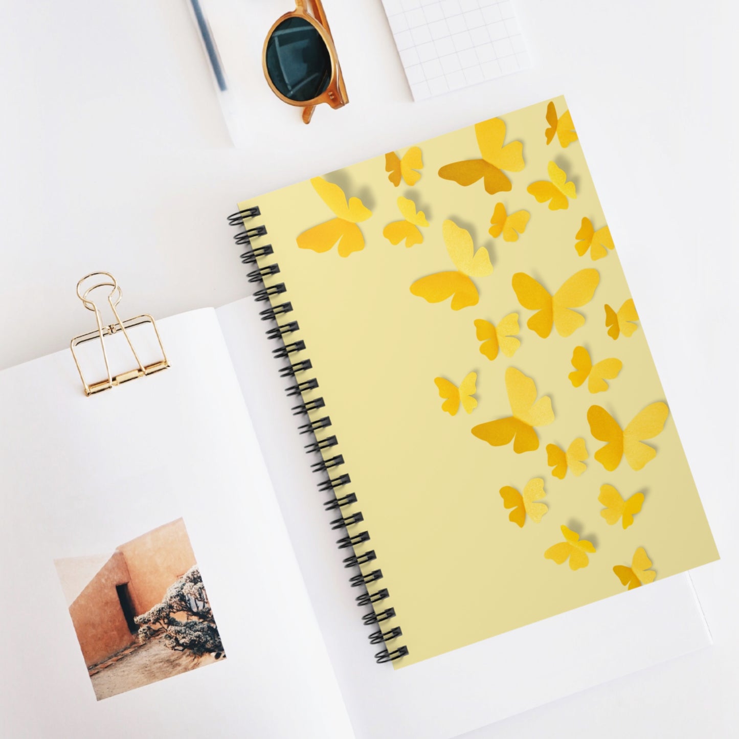 Yellow Butterflies Notebook