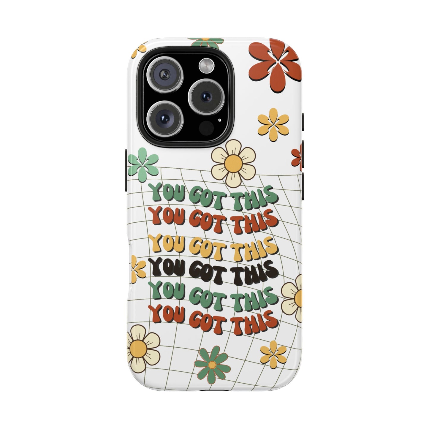 Groovy Retro You Got This iPhone Case