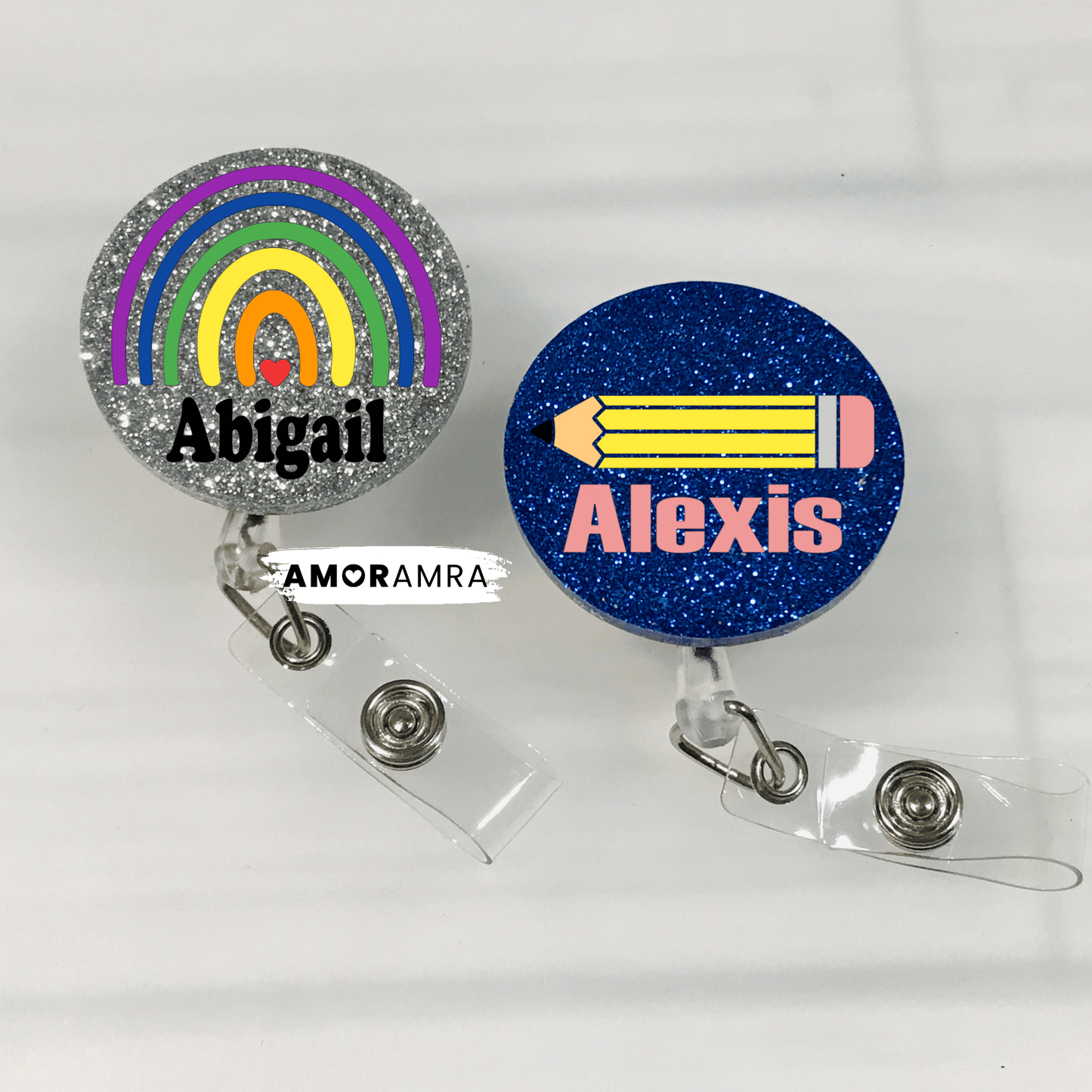 Personalized Teacher Retractable Badge Reel