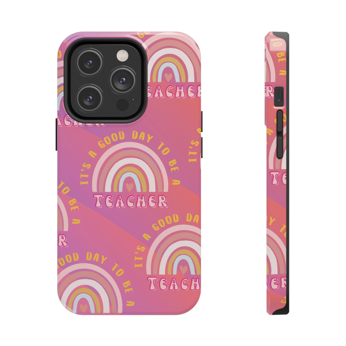 Teacher Rainbow iPhone Case