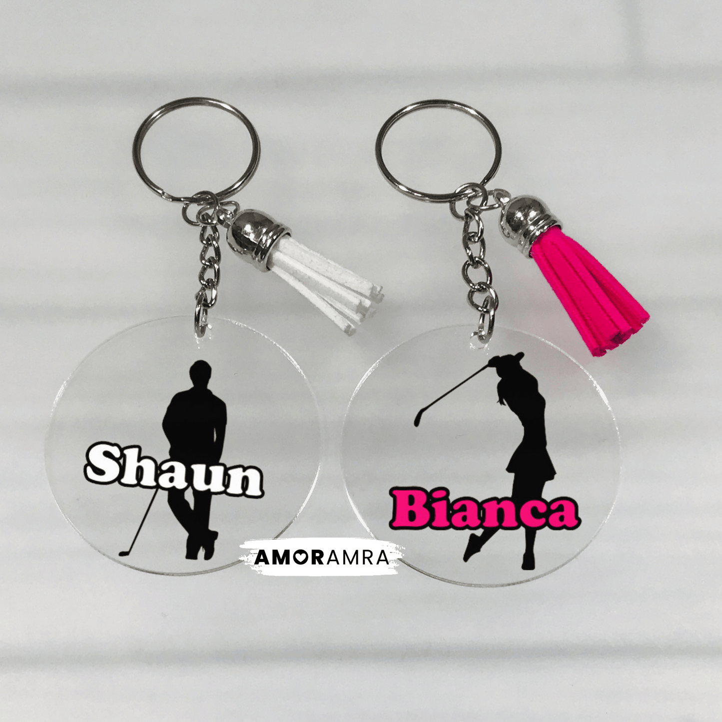 Personalized Golf Keychain