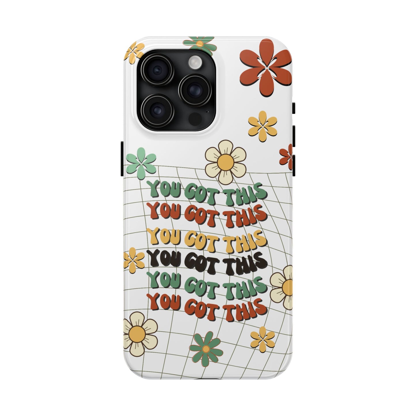 Groovy Retro You Got This iPhone Case