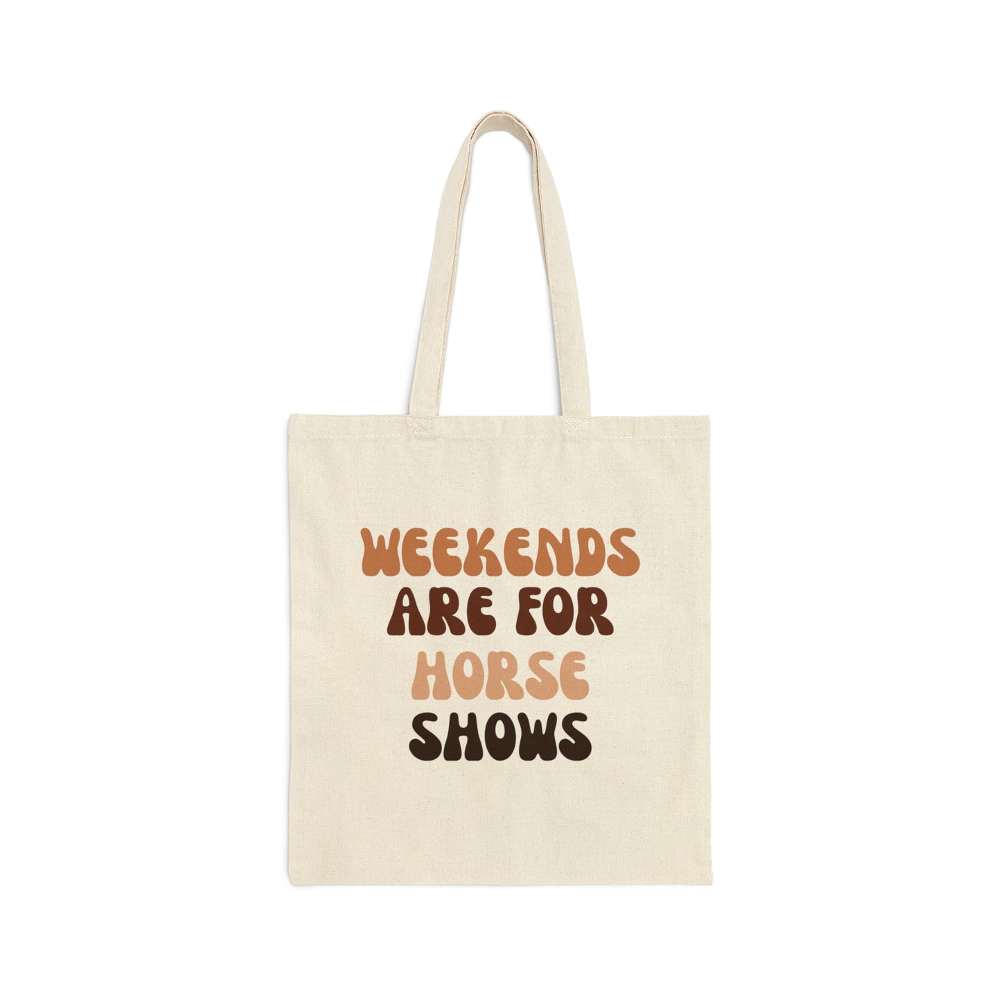 Horse Tote | Weekends Are For Horse Shows Bag - Amor Amra