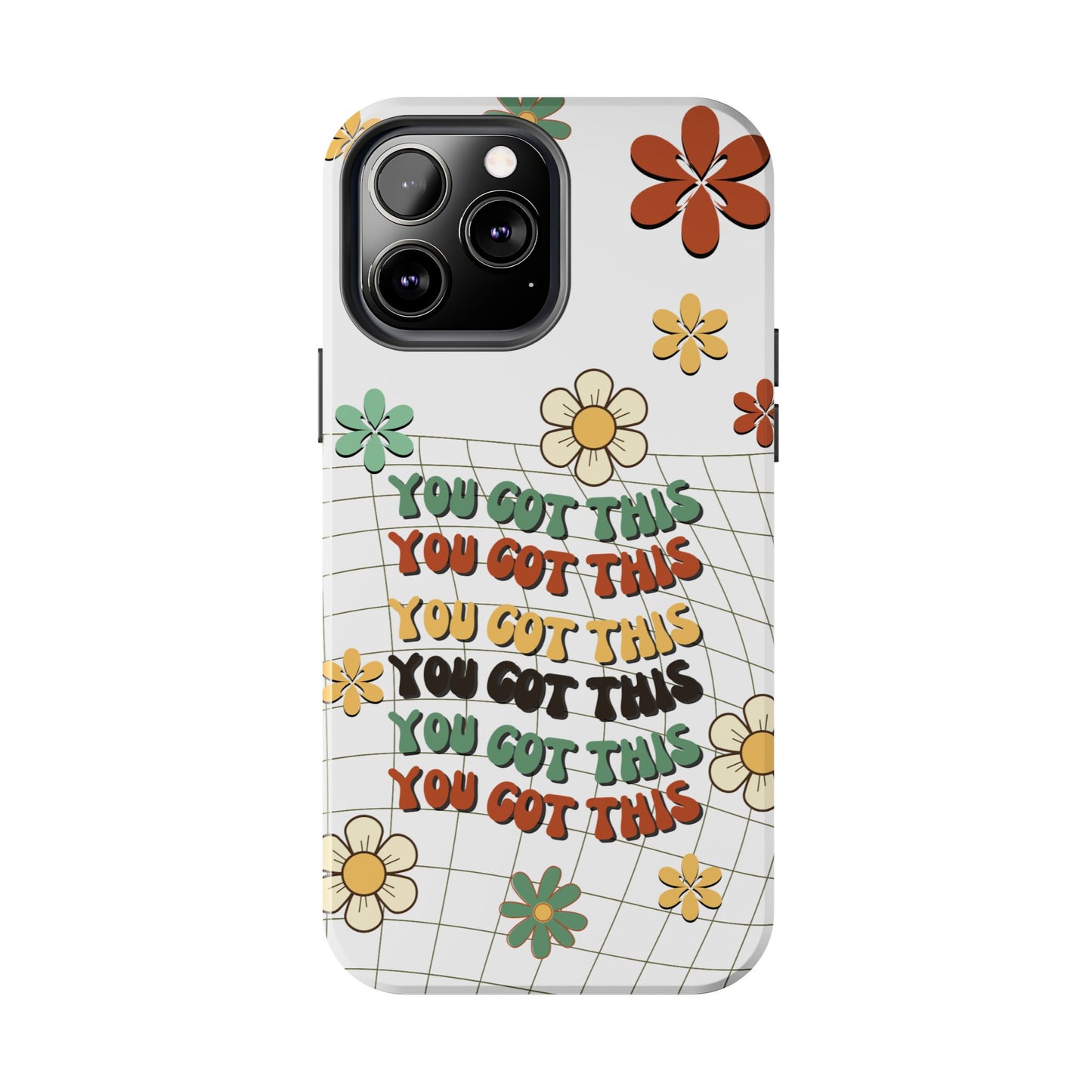 Groovy Retro You Got This iPhone Case