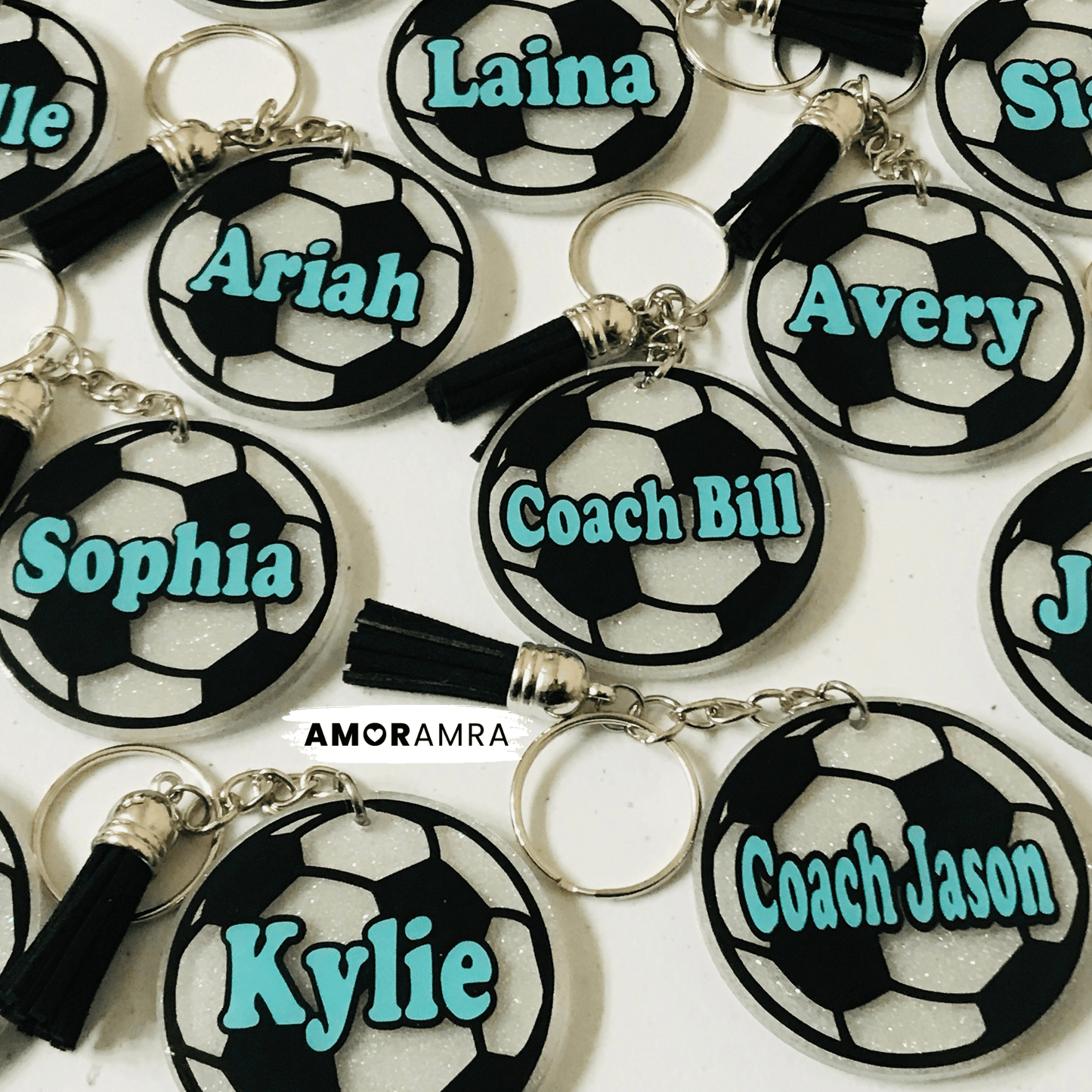 Personalized Soccer Keychain | Fútbol Gift